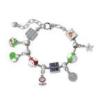 Berloques com Pulseira Super Mario