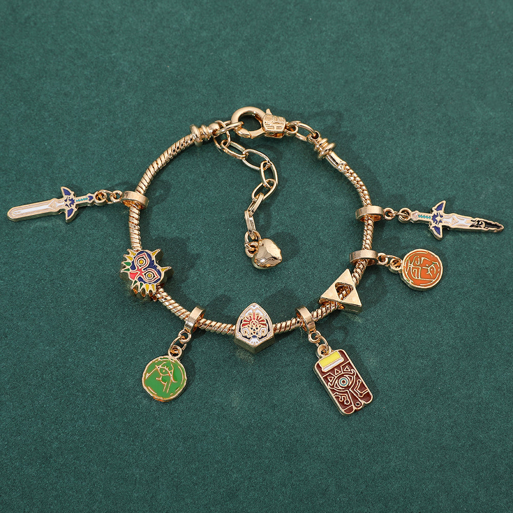 Berloques com Pulseira Zelda