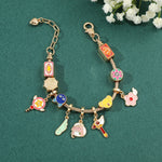 Berloques com pulseira Sakura Card Captor