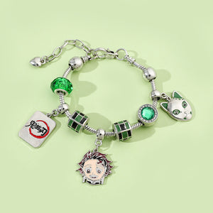 Berloques com pulseira Demon Slayer