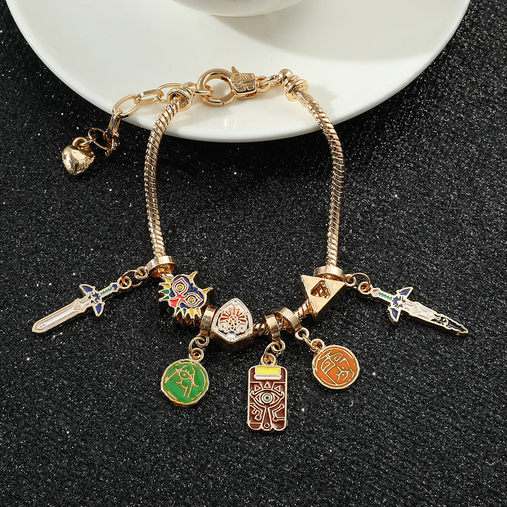 Berloques com Pulseira Zelda