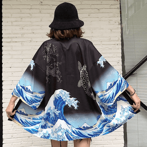 Haori Feminino - A Grande Onda - Japão e Afins