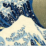 A Grande Onda de Kanagawa  Ukiyo-e Arte Japonesa - Japão e Afins