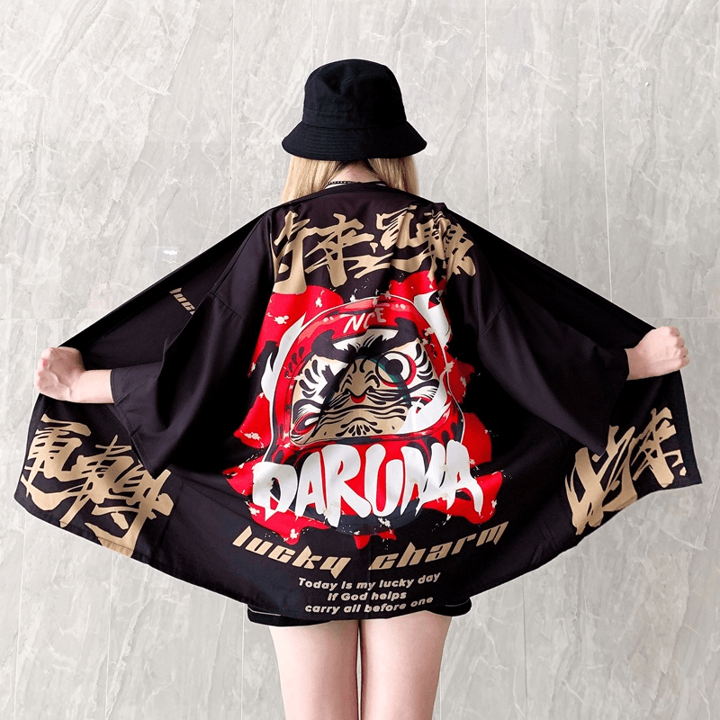 Haori Femino - Daruma - Japão e Afins