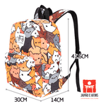 Mochila Multifuncional Gatinhos (Neko Atsume) - Japão e Afins